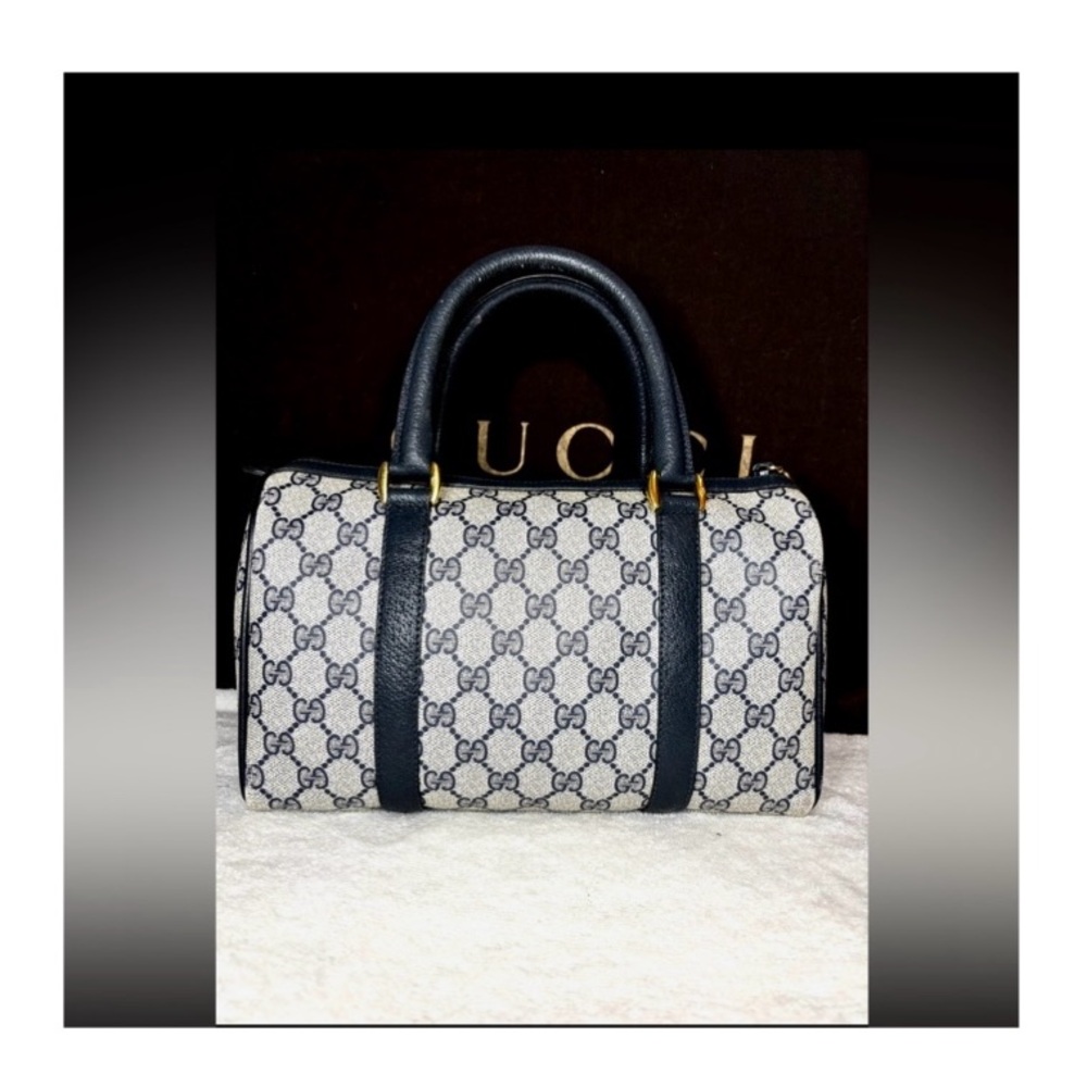 GUCCI VINTAGE BOSTON BAG - Picture 3 of 13